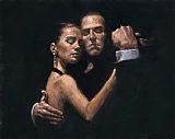 Fabian Perez Face of Tango II painting